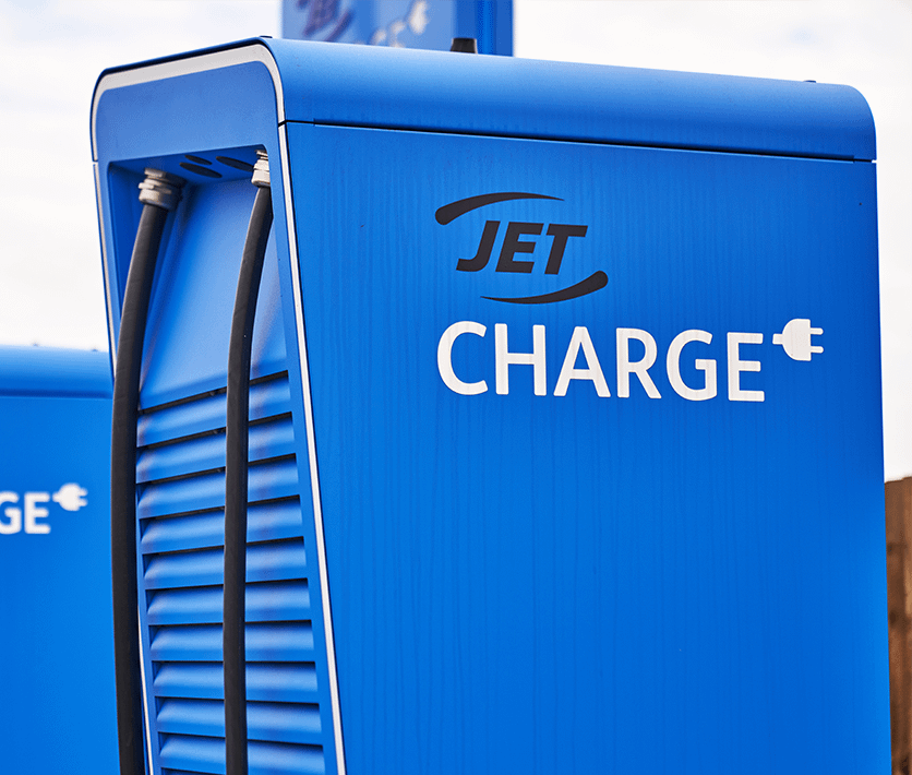 JET electric car charger.